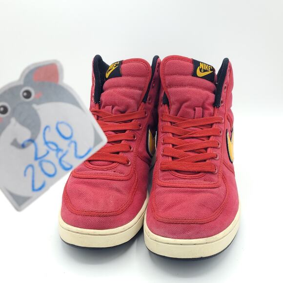 RARE 2004 Nike Vandal Hi Canvas Varsity Red yellow 308852-671 Men’s Size 8.5 main image 4